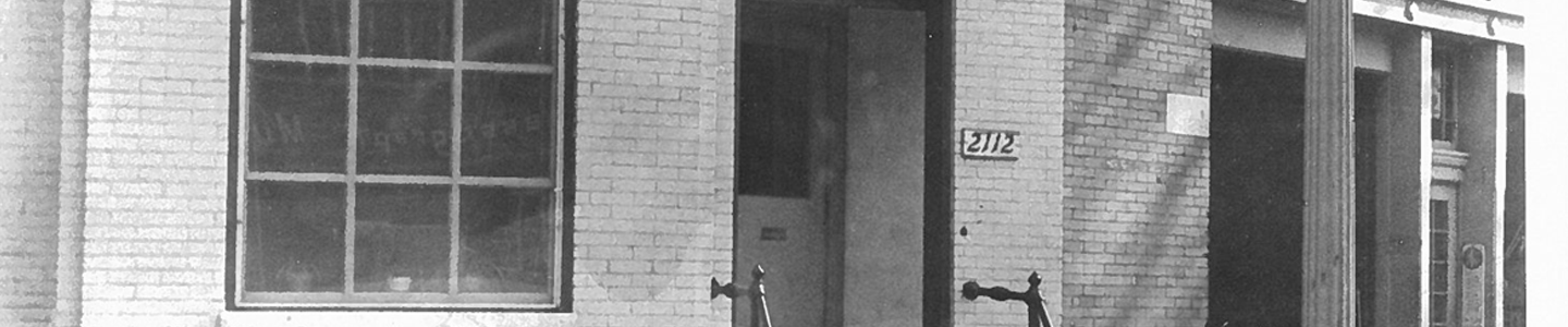 ATCC historic 1954 era, Washington, DC, brick building fa�ade with ATCC 2112.