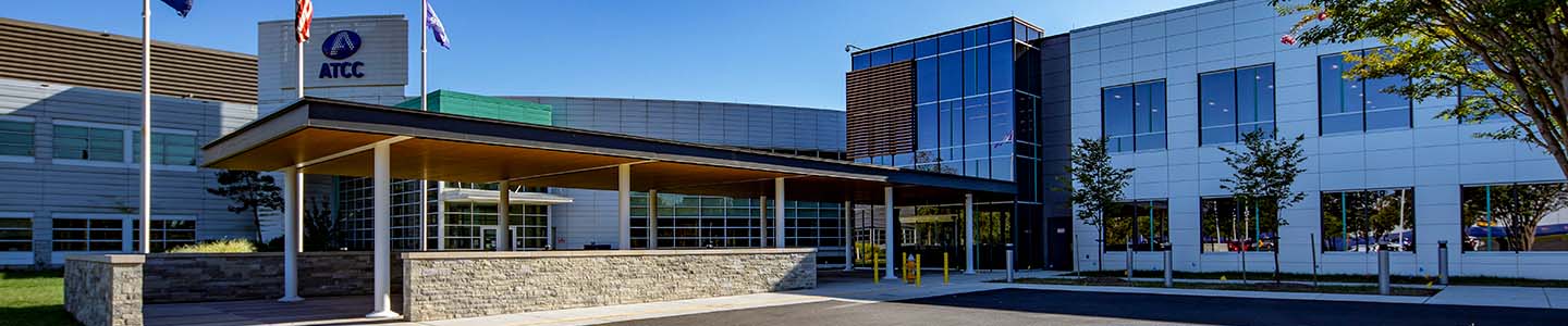 Exterior of new ATCC building.