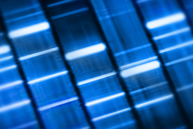 Digital display of DNA markers.
