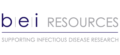 text BEI Resources logo supporting infectious disease research
