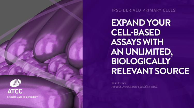 Expand Your Cell-based Assays with an Unlimited, Biologically Relevant Source webinar overlay image