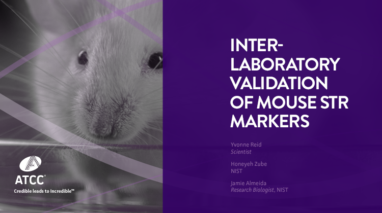 Inter-laboratory Validation of Mouse STR Markers webinar overlay image