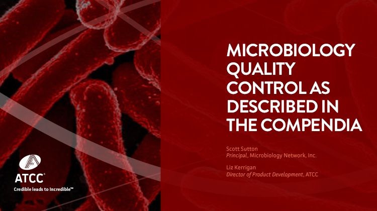 Microbiology Quality Control as Described in the Compendia webinar overlay image