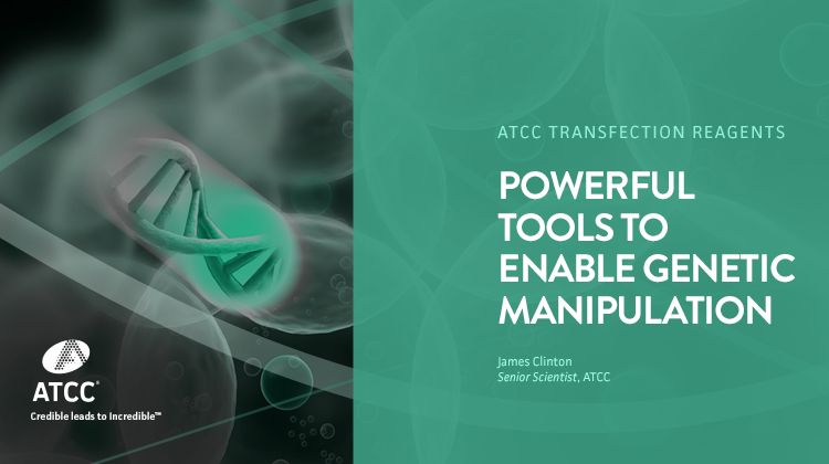 ATCC Transfection Reagents Powerful Tools to Enable Genetic Manipulation webinar overlay image