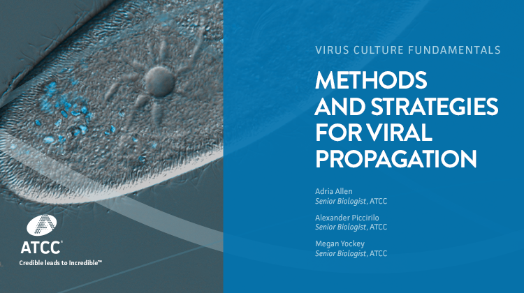 Methods and Strategies for Viral Propagation Virus Culture Fundamentals webinar overlay image