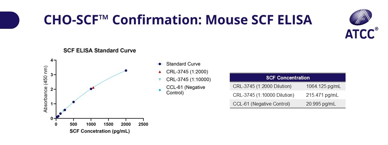 CHO-SCF™ Confirmation Mouse SCF ELISA